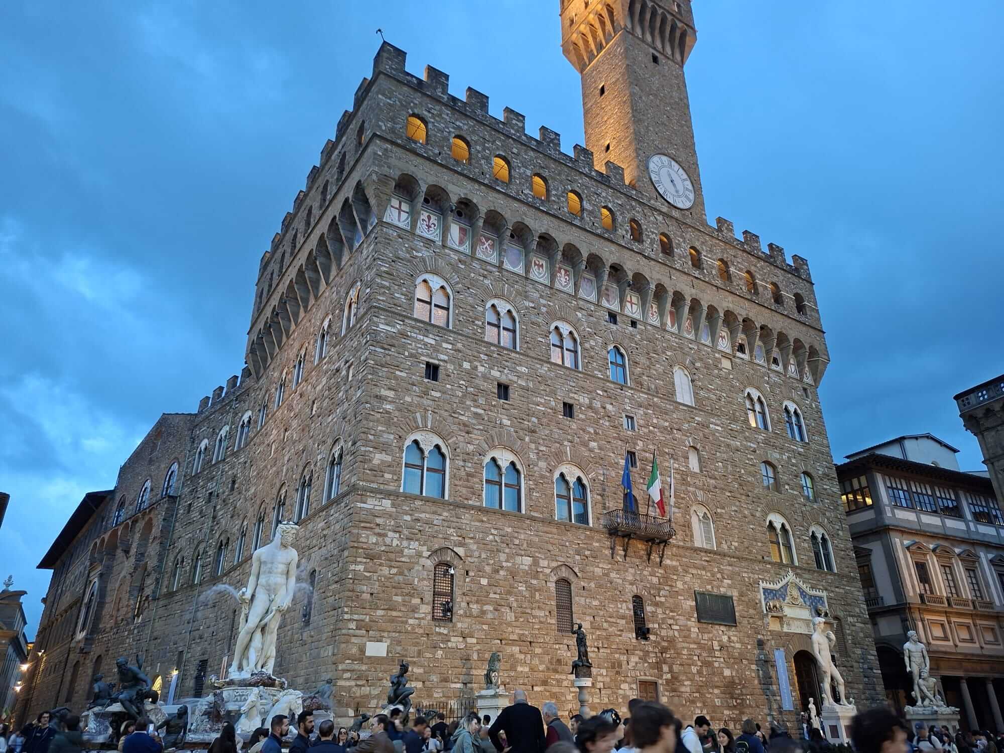 Le Palazzo Vecchio au crépuscule, Florence