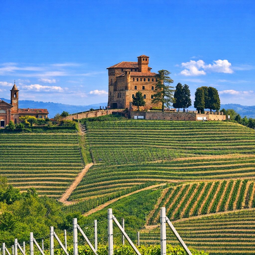 Carte officielle des crus de Barolo, Piémont, Langhe